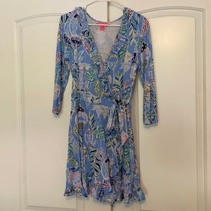 Lilly Pulitzer 3/4 sleeve romper.